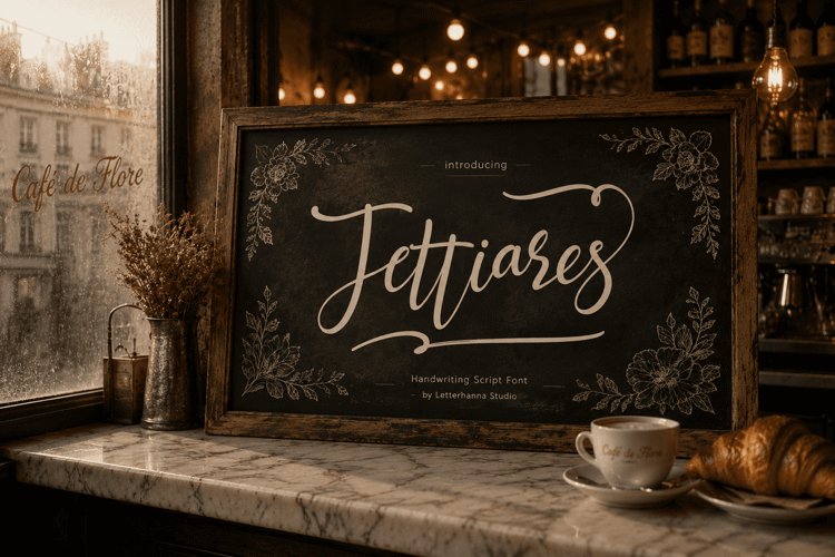Preview of Jettiares Font