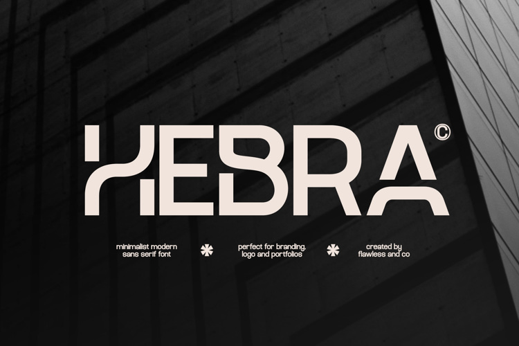 Preview of HEBRA Font