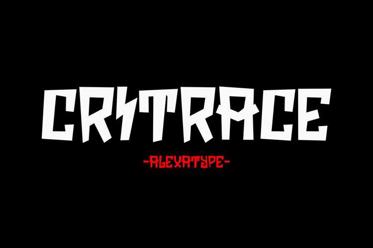 CRIT RACE Font