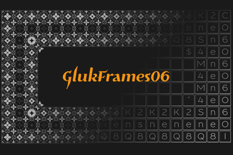 GlukFrames06 Font