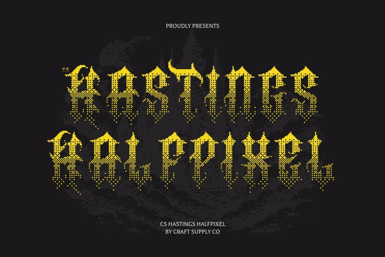 Preview of CS Hastings Halfpixel Font