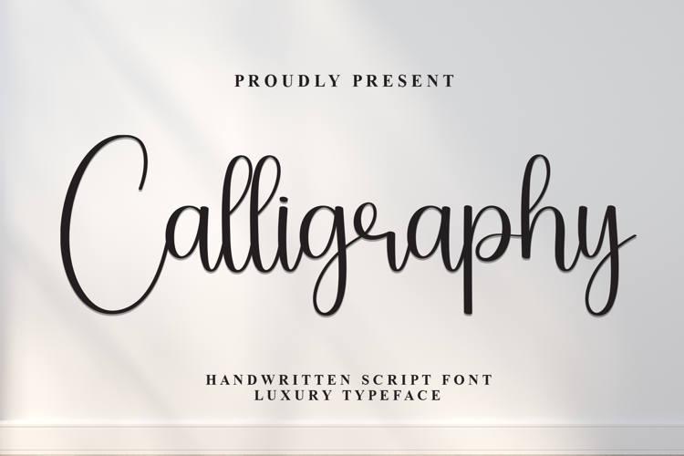 Preview of Calligraphy Font