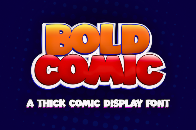 Bold Comic Font