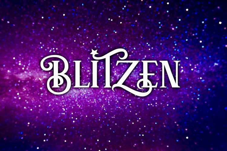 Blitzen Font