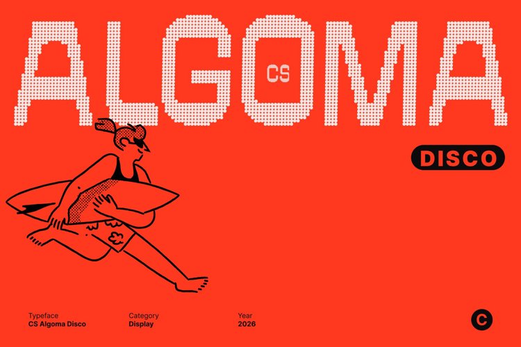 Preview of CS Algoma Disco Font