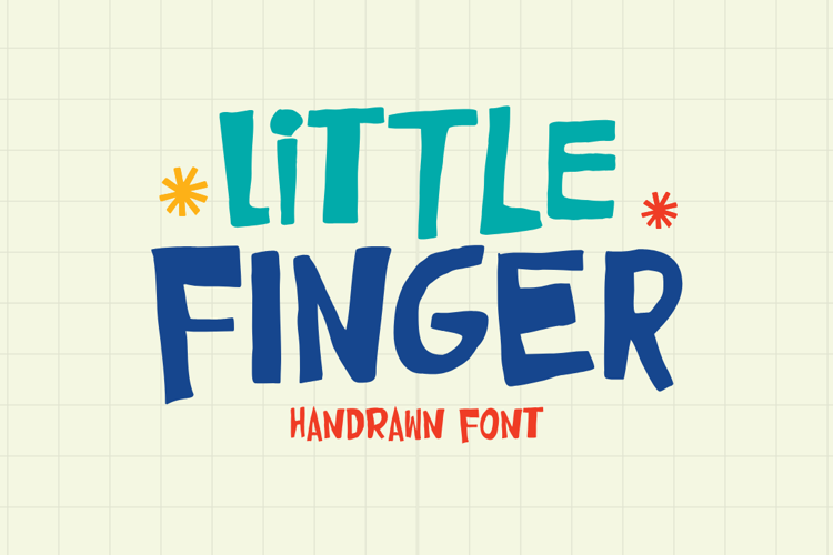 Preview of Little Finger Font