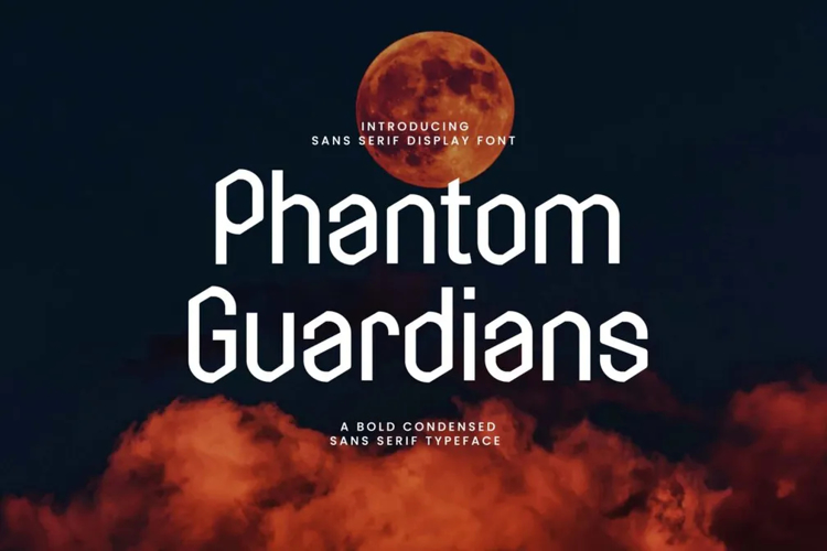 Preview of Phantom Guardians Cool Gaming Font