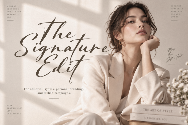 Preview of Bethoria Signature Font