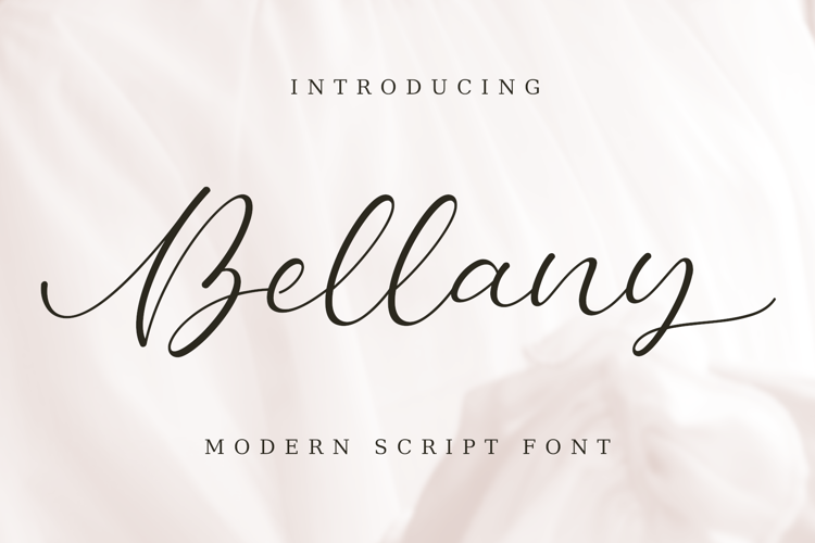 Bellany | Modern Script Font