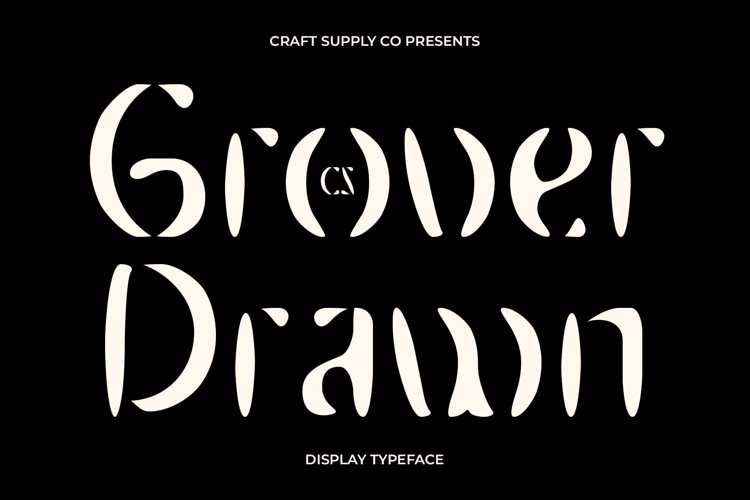 Preview of CS Grover Drawn Font