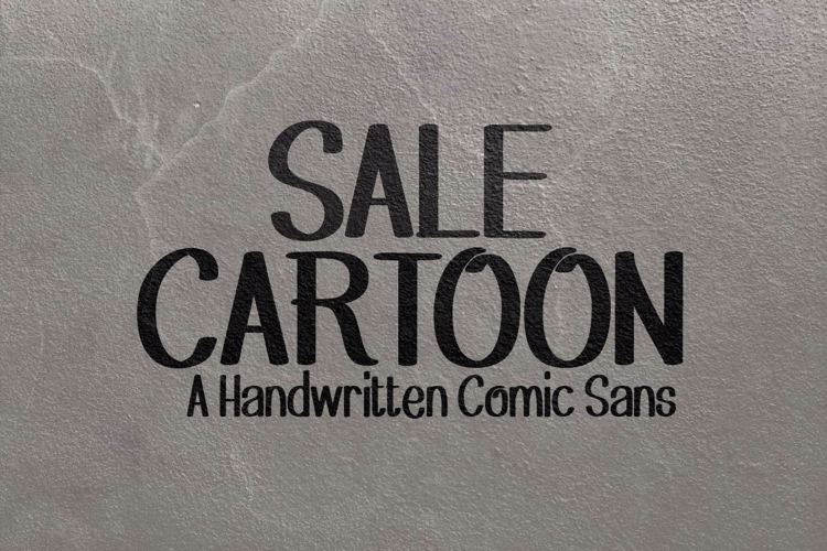 Sale Cartoon Font