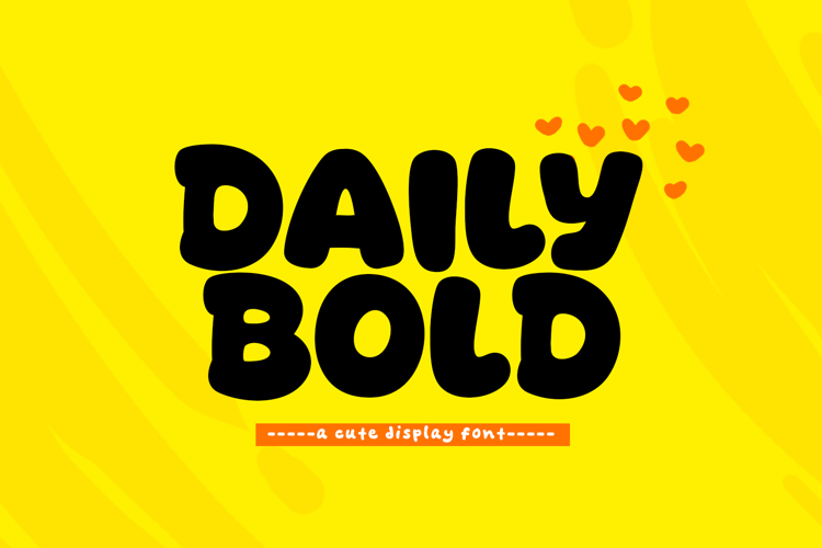 Preview of Daily Bold Font