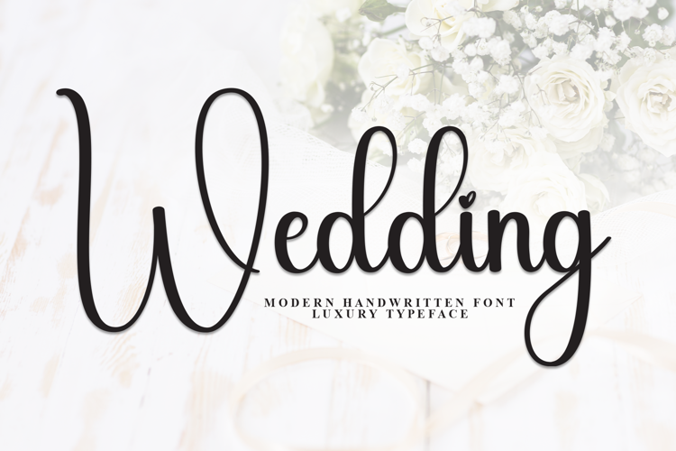 Preview of Wedding Font