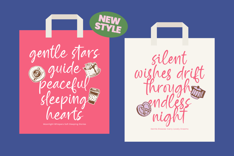 Preview of Silent Joy Font