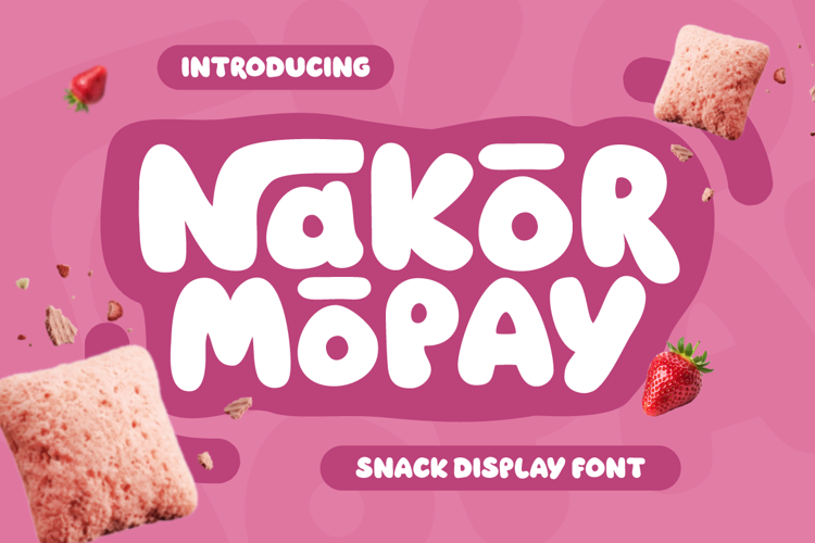 Preview of Nakor Mopay Font