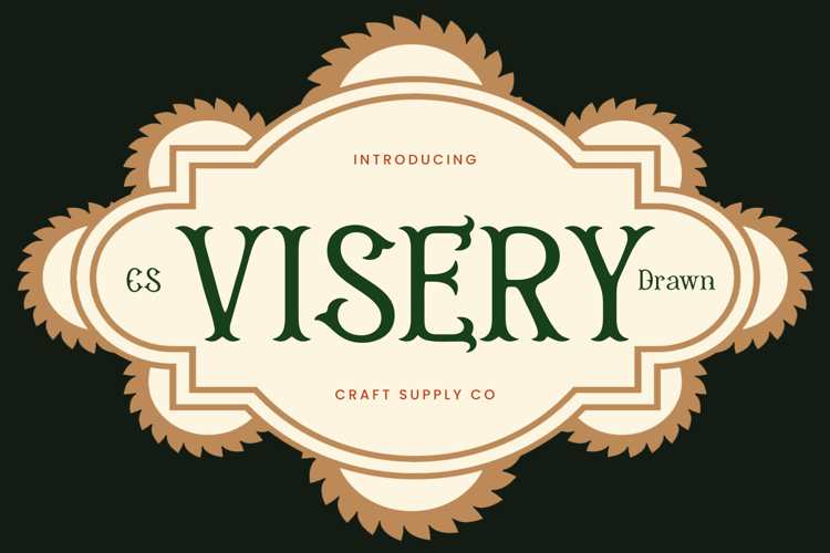 CS Visery Drawn Font