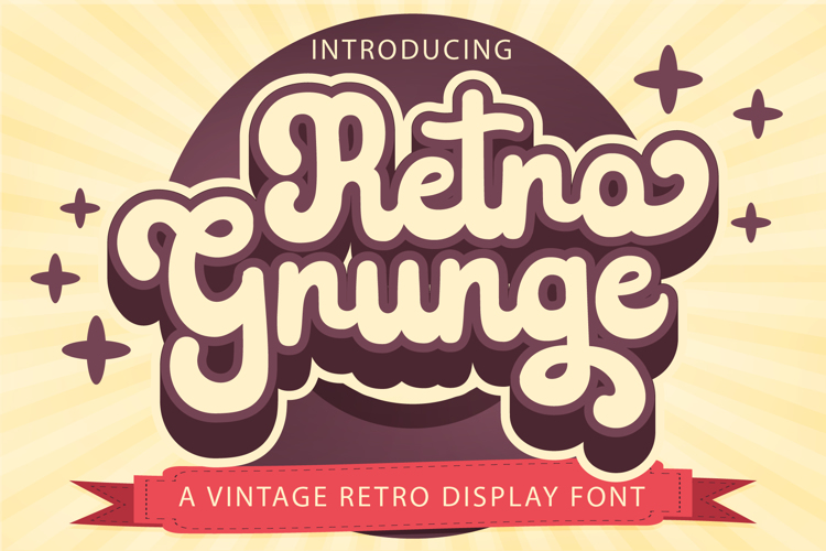 Retro Grunge Font