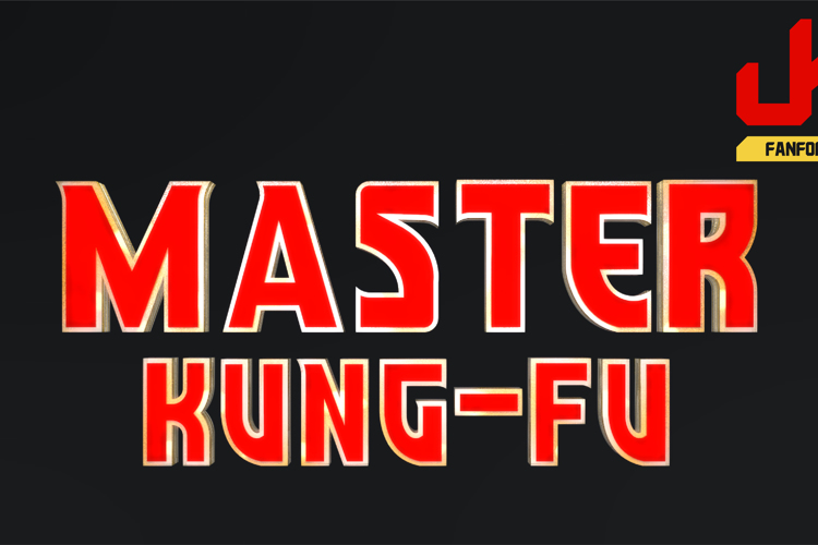 Master Kung-Fu Font