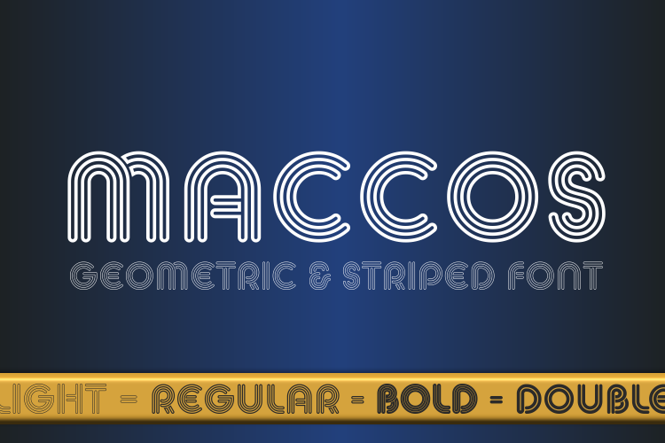 MACCOS Font