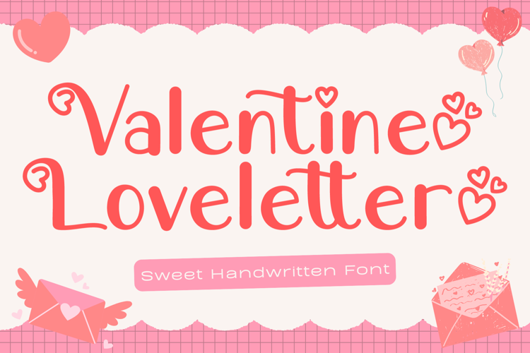 Preview of Valentine Loveletter Font