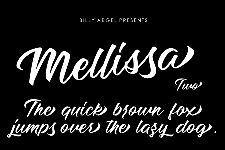 Mellissa Two Font
