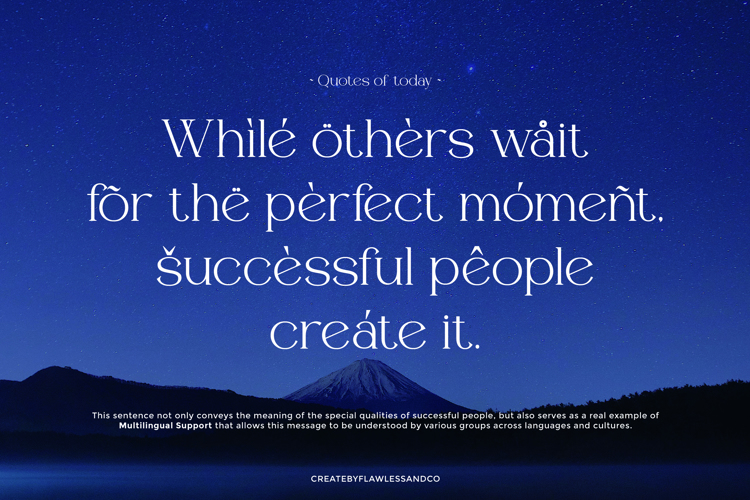 Preview of GELVIRA Font