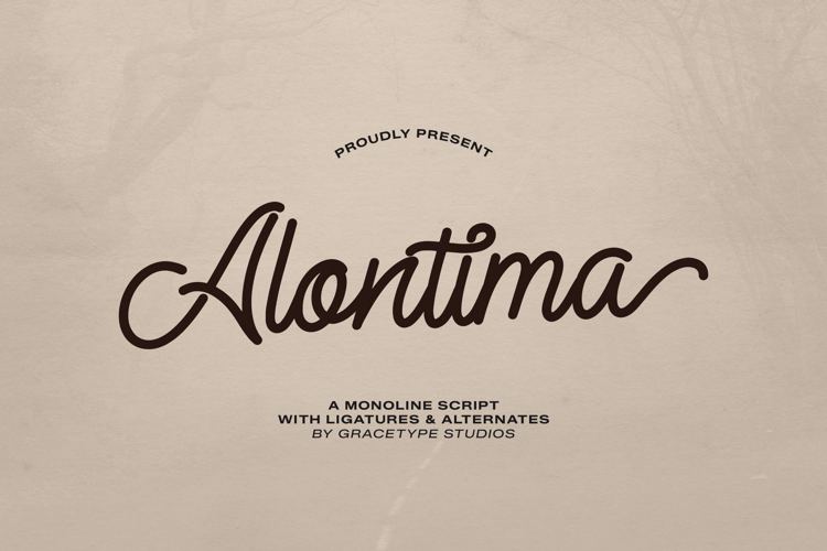 Preview of Alontima Font