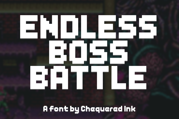 Endless Boss Battle Font