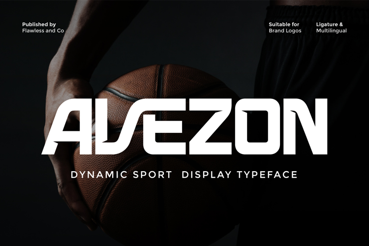 Preview of AVEZON Font
