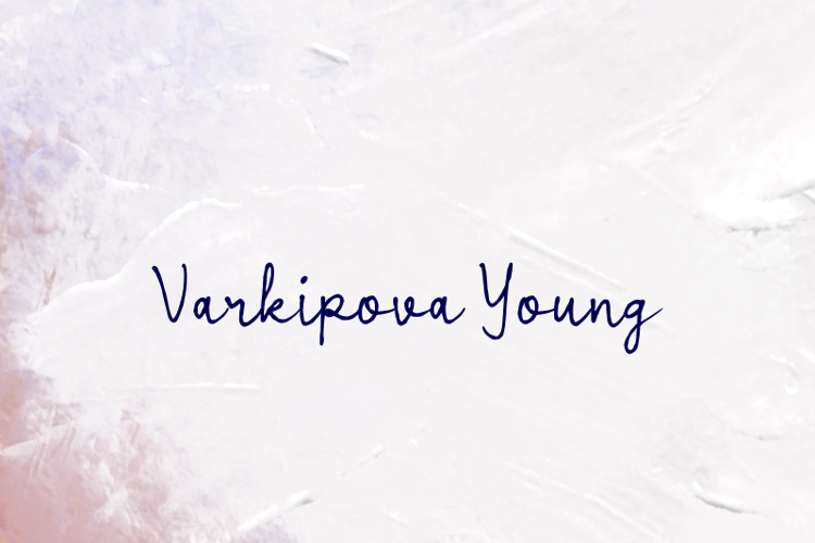 Preview of v Varkipova Young Font