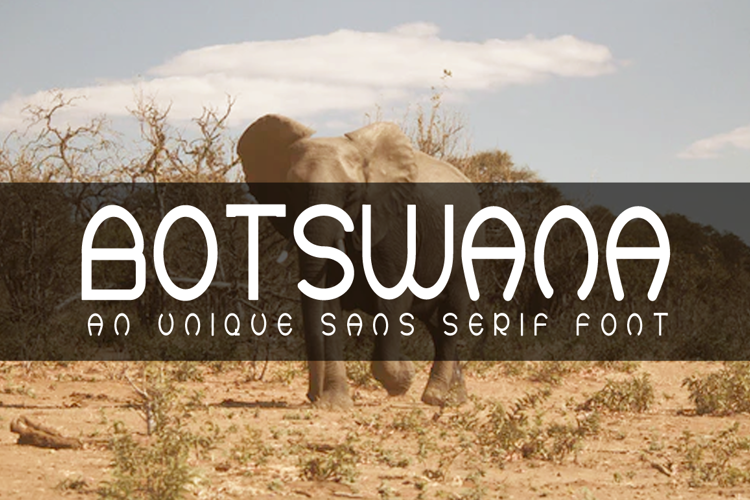 Botswana - Font