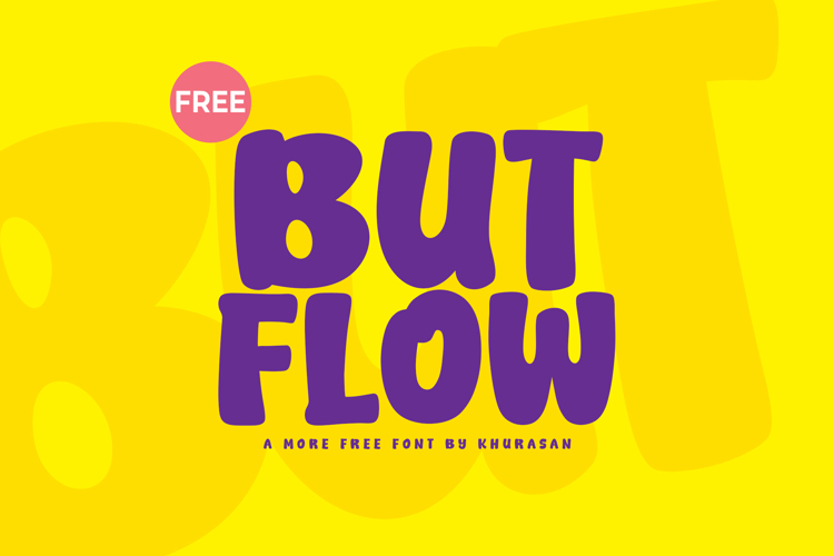 Preview of Butflow Font