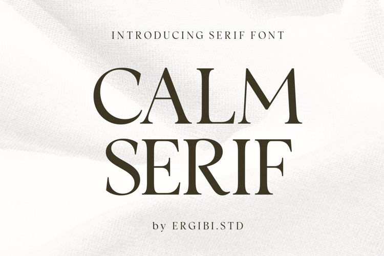 Preview of Calm Serif Font