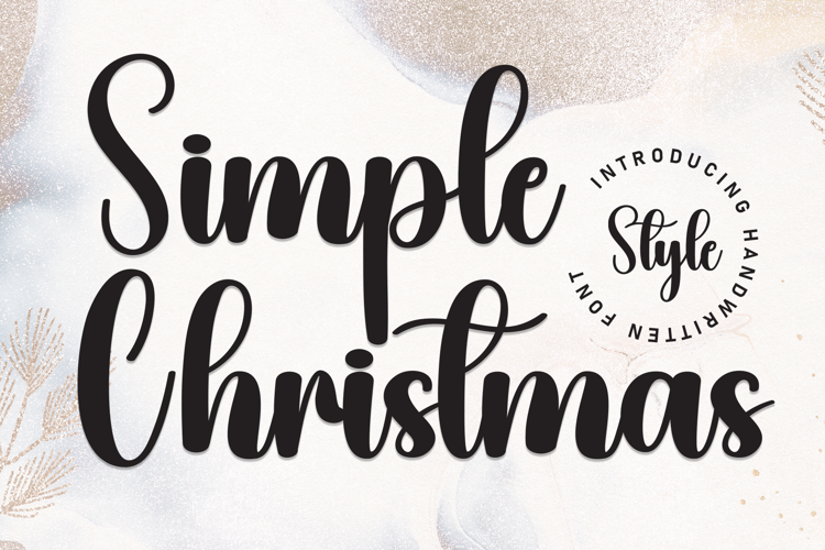 Preview of Simple Christmas Font