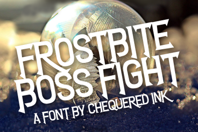 Frostbite Boss Fight Font