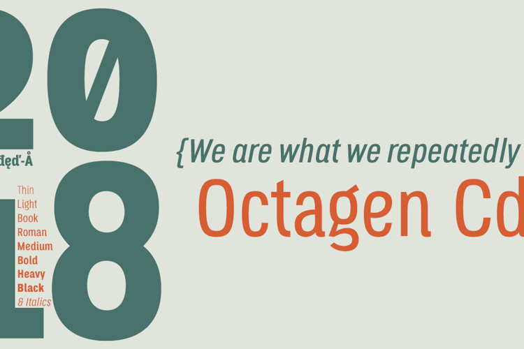 Octagen Light Font