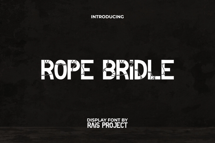 Preview of Rope Bridle Font