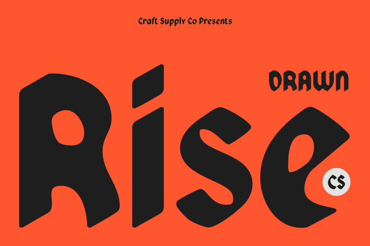 Preview of CS Rise Drawn Font
