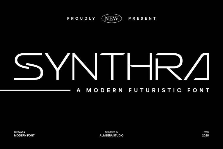 Preview of Synthra Font