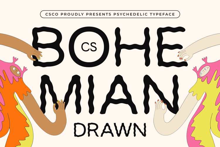 Preview of CS Bohemian Drawn Font