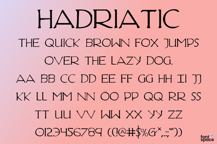 Hadriatic Font
