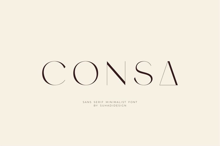 Preview of Consa Font