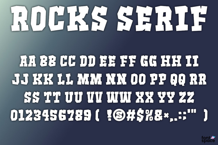 Rocks Serif Font