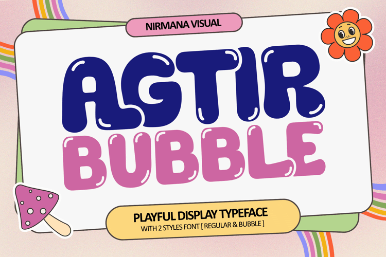 Preview of Agtir Bubble Font