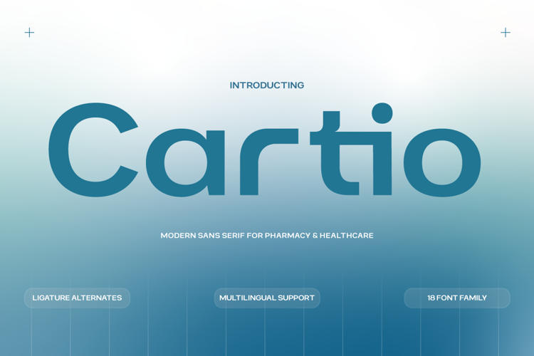 Preview of Cartio Font