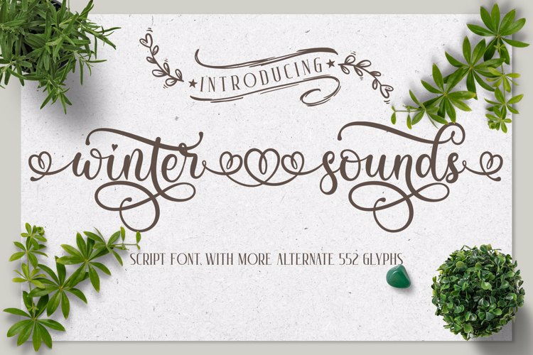 Preview of Winter Sounds Script Font