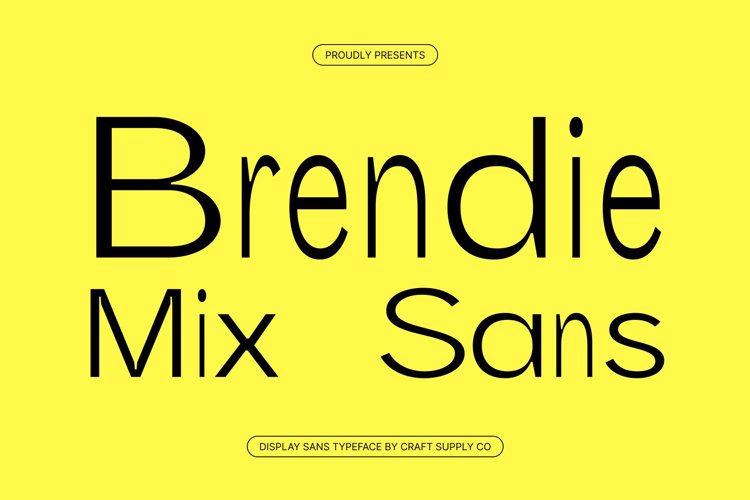 Preview of Brendie Mix Font