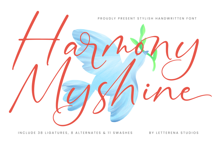 Harmony Myshine VERSION Font