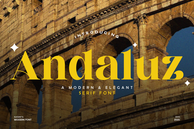 Preview of Andaluz Font