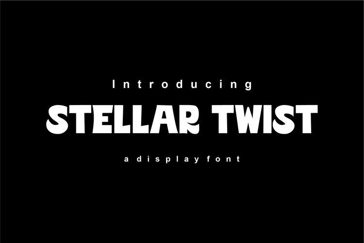 Stellar Twist Font